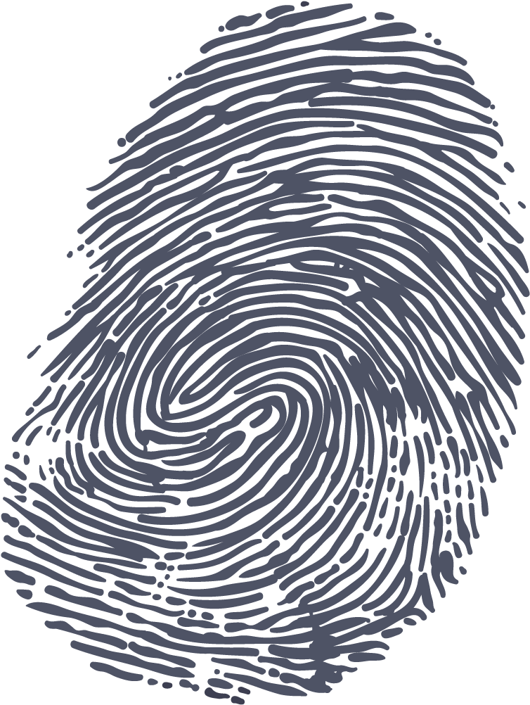 Image Black And White Download Fingerprint Icon Free - Fingerprint Png Clipart (1024x1024), Png Download