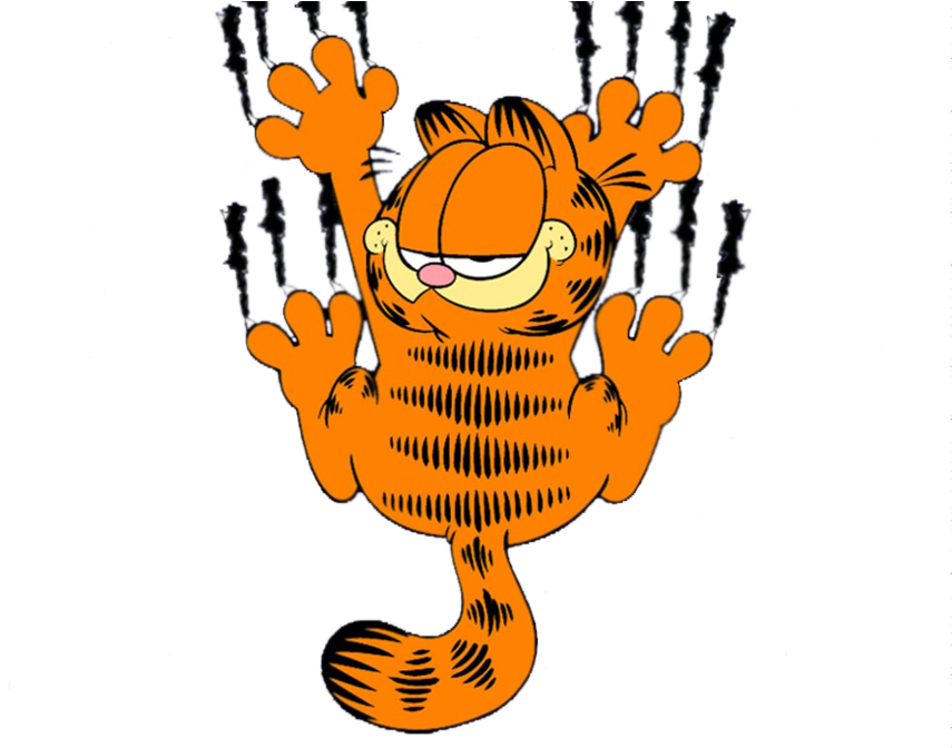 Garfield Fat Cat 3 Pack - Garfield Funny Clipart (855x672), Png Download