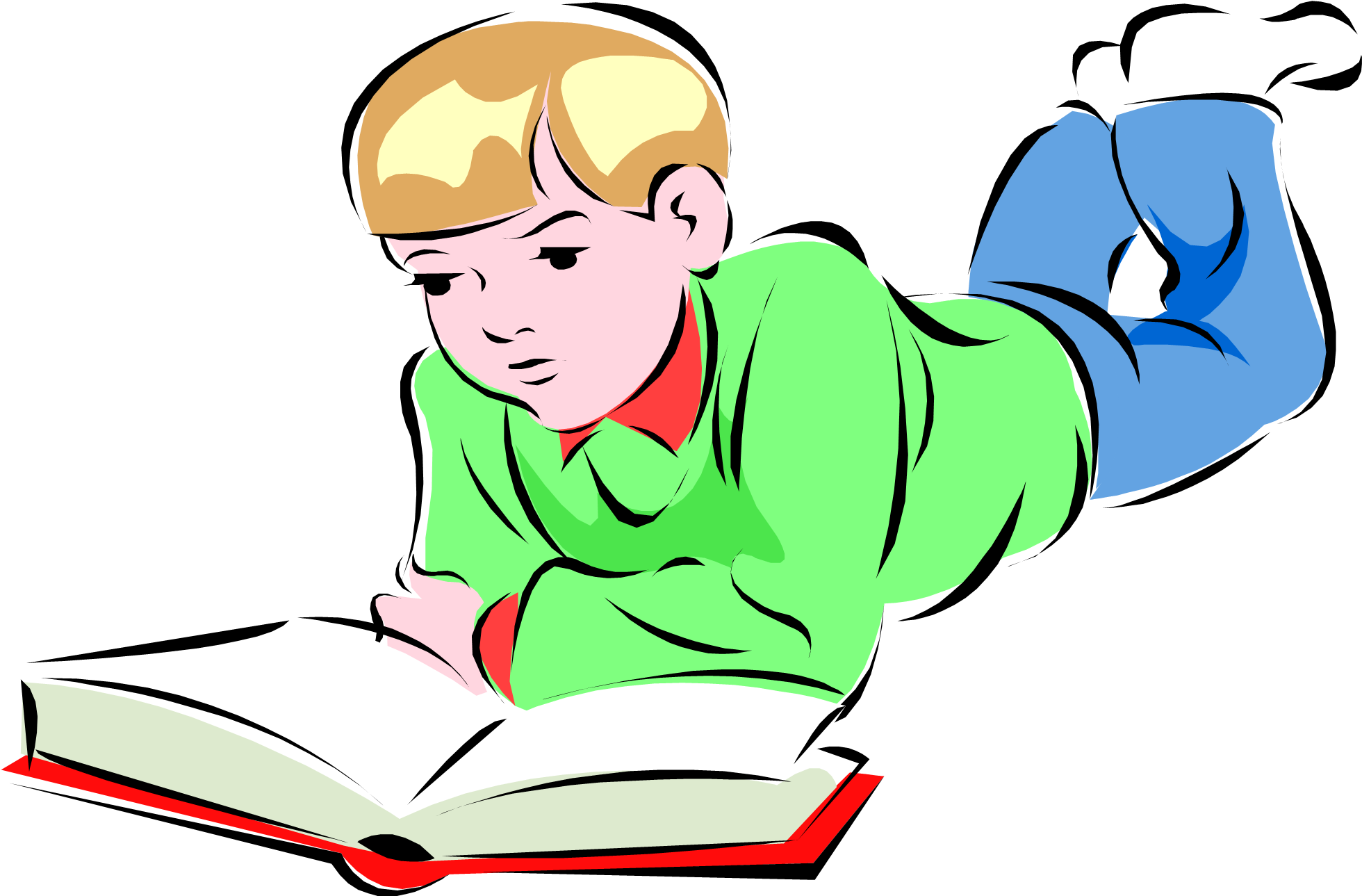 Find Out Th Class Result Piktochart Visual - Reading Book Cartoon Png Clipart (1988x1356), Png Download