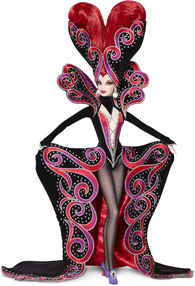 Bob Mackie® Countess Dracula Barbie® Doll - Bob Mackie Dracula Barbie Clipart (640x950), Png Download