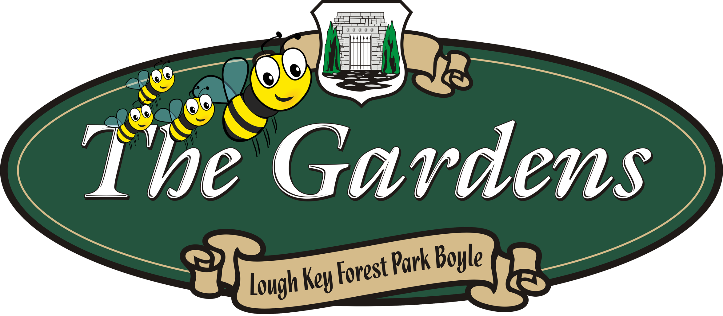 Here At The Gardens We Have Bee-hives Brimming With - Argent Dette Clipart (2350x1029), Png Download