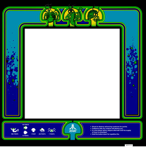 Centipede Bezel Clipart (586x594), Png Download