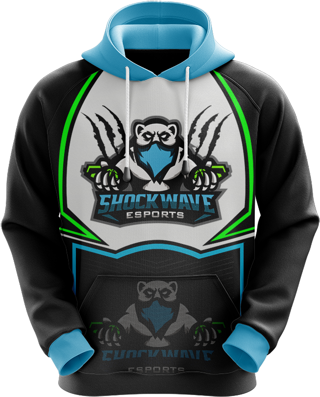 Shockwave Pro-hoodie - Sweatshirt Clipart (1024x1024), Png Download