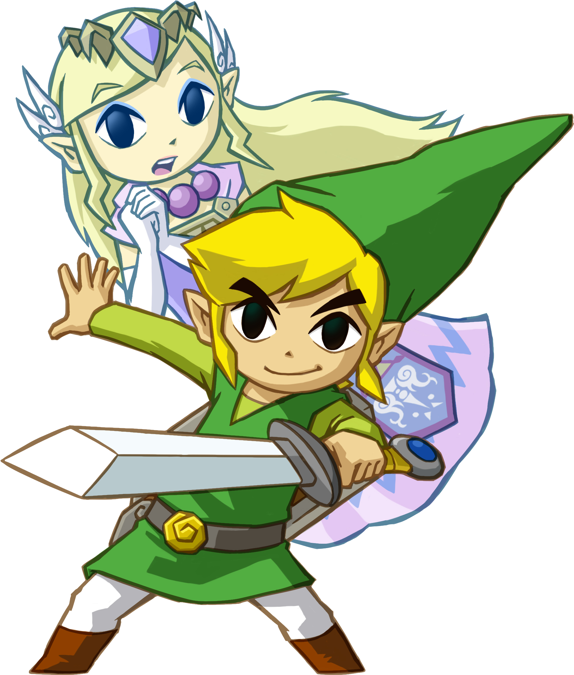 1969 X 2315 4 - Legend Of Zelda Spirit Tracks Link Clipart (1969x2315), Png Download