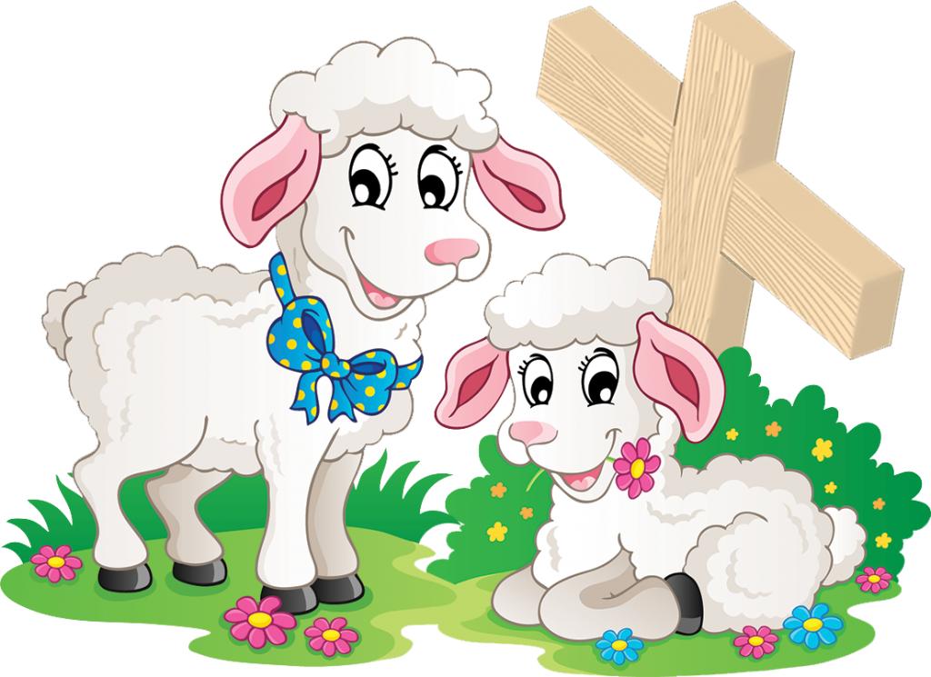 Little Lambs - Little Lambs Cartoon Clipart (1024x745), Png Download