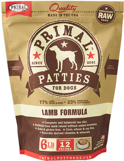 Primal Dog Food Patties Clipart (554x575), Png Download
