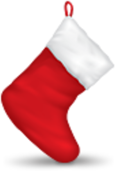 Christmas Sock Png - Christmas Stocking Vector Art Free Clipart (600x600), Png Download