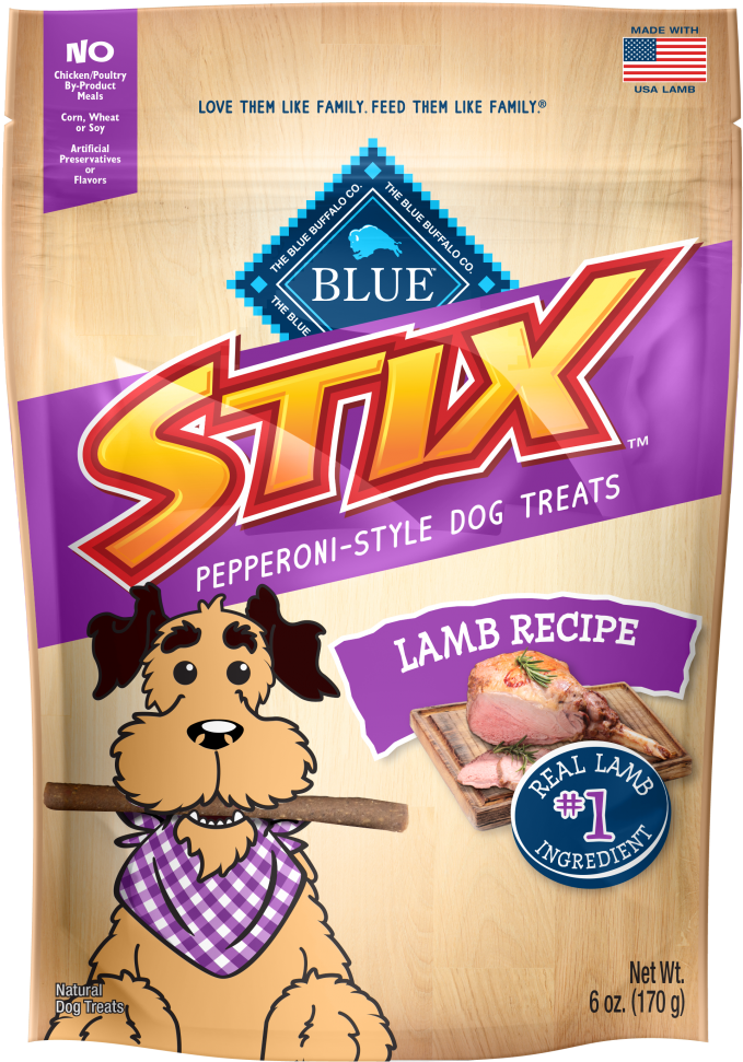 Blue Buffalo Stix Lamb And Apple Dog Treats - Blue Buffalo Stix Treats Clipart (716x1000), Png Download