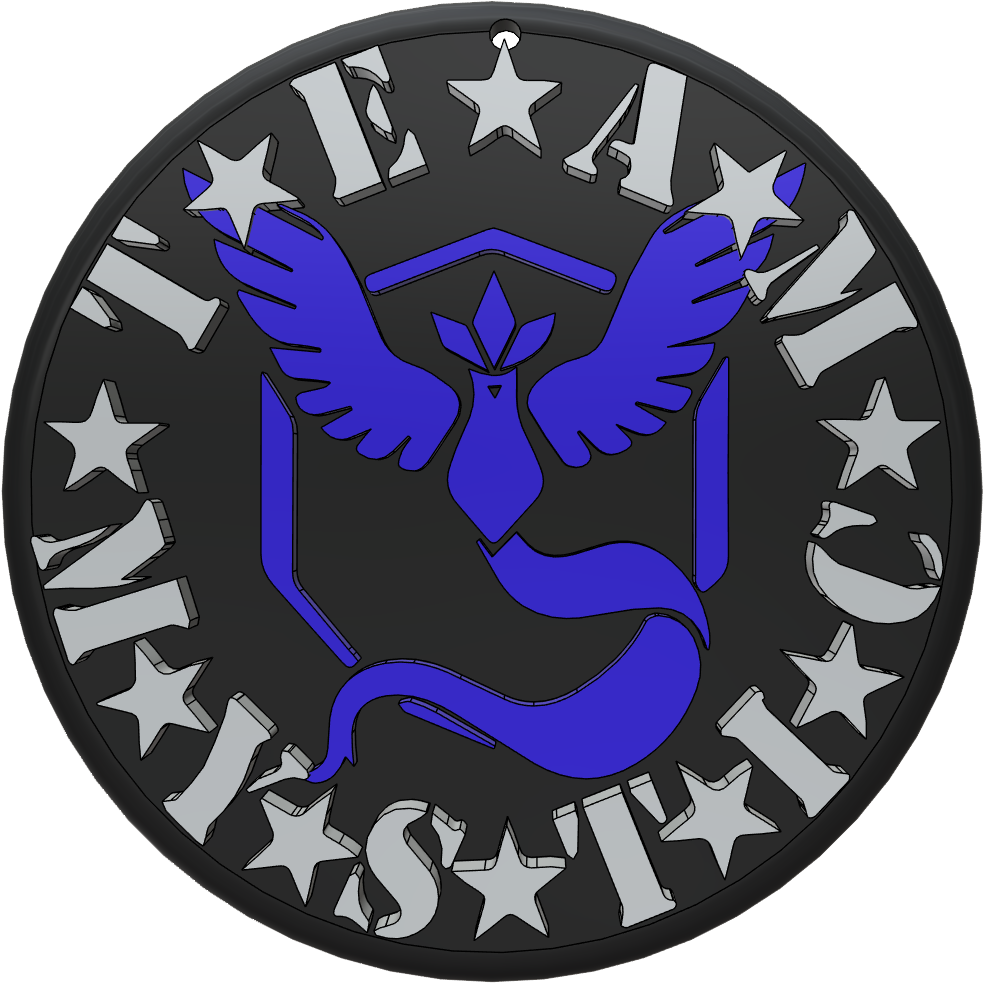 Team Mystic Pokemon Go Keychain - Peace Love Friendship Clipart (1912x1057), Png Download