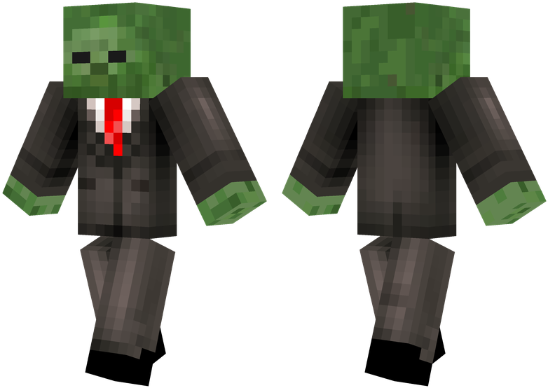 Minecraft Zombie Png - Minecraft Pe Policeman Skin Clipart (804x576), Png Download