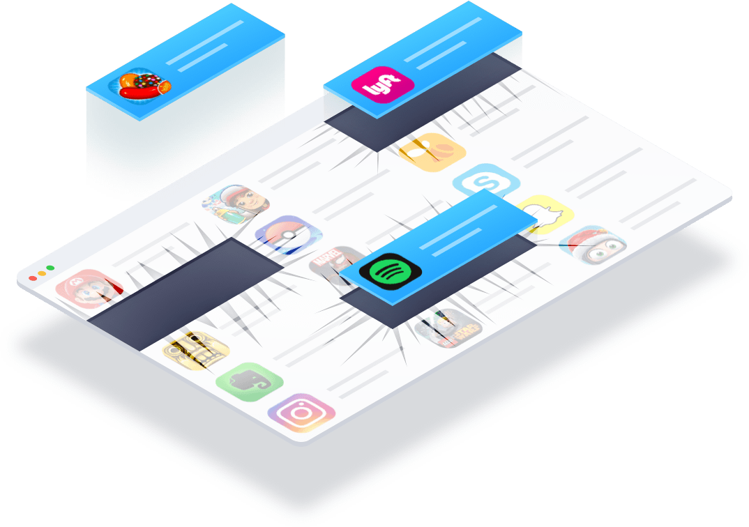 App Stores & Categories Graphic - Brochure Clipart (1074x756), Png Download