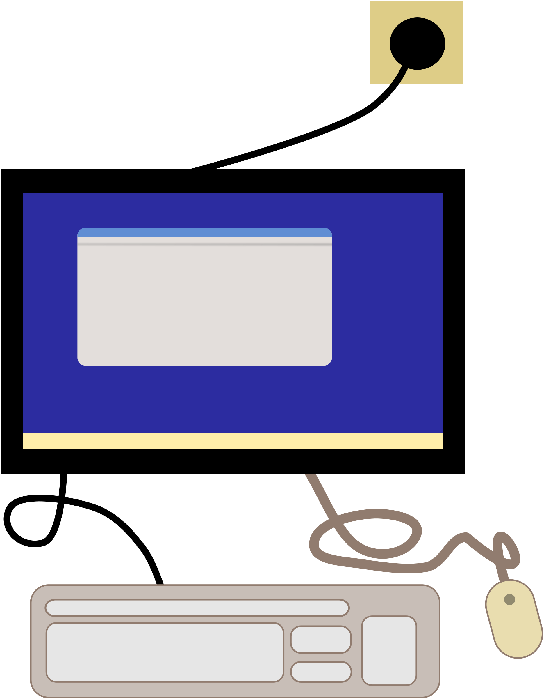 Image Royalty Free Stock Computer Terminal Big Image - Powerpoint ...