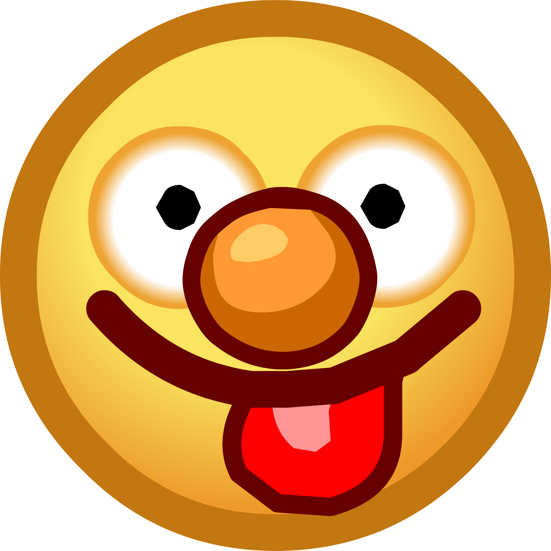 Smiley Face With Tongue Out Collection - Club Penguin Emoji Png Clipart (1890x1892), Png Download