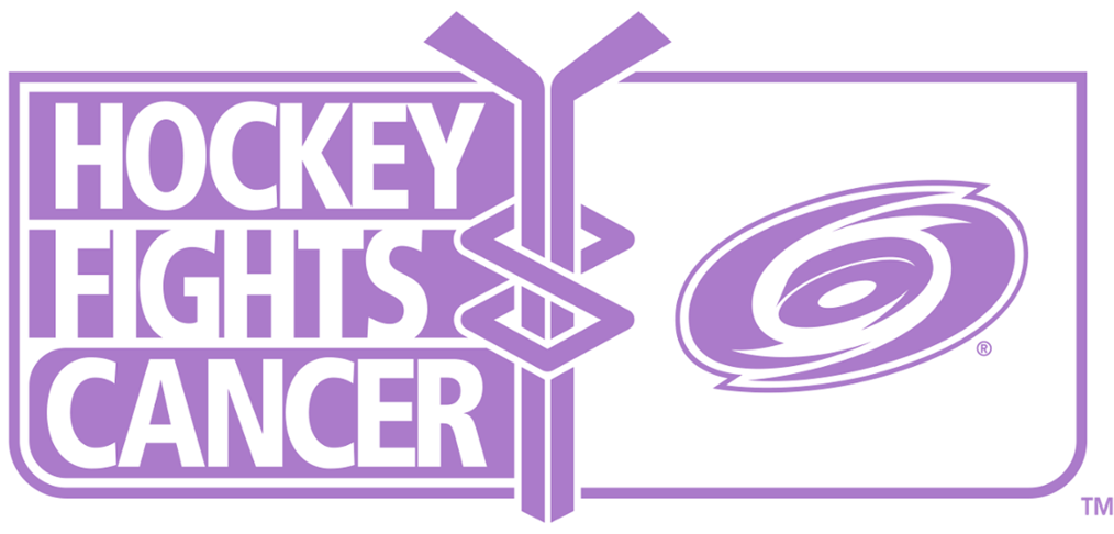 Hockey Fights Cancer Carolina Hurricanes Clipart (1024x576), Png Download