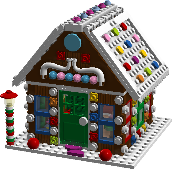 Gingerbread House Clipart (1040x633), Png Download