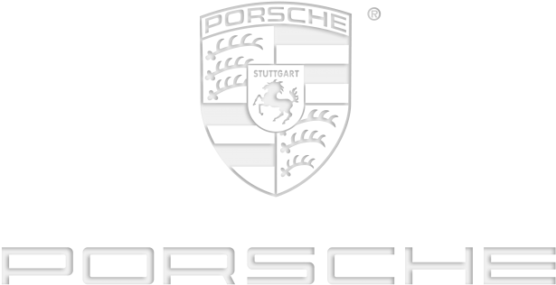 Porsche White Logo - Emblem Clipart (866x650), Png Download