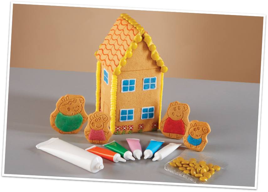 Peppa Pig™ Gingerbread House - Gingerbread House Clipart (855x614), Png Download