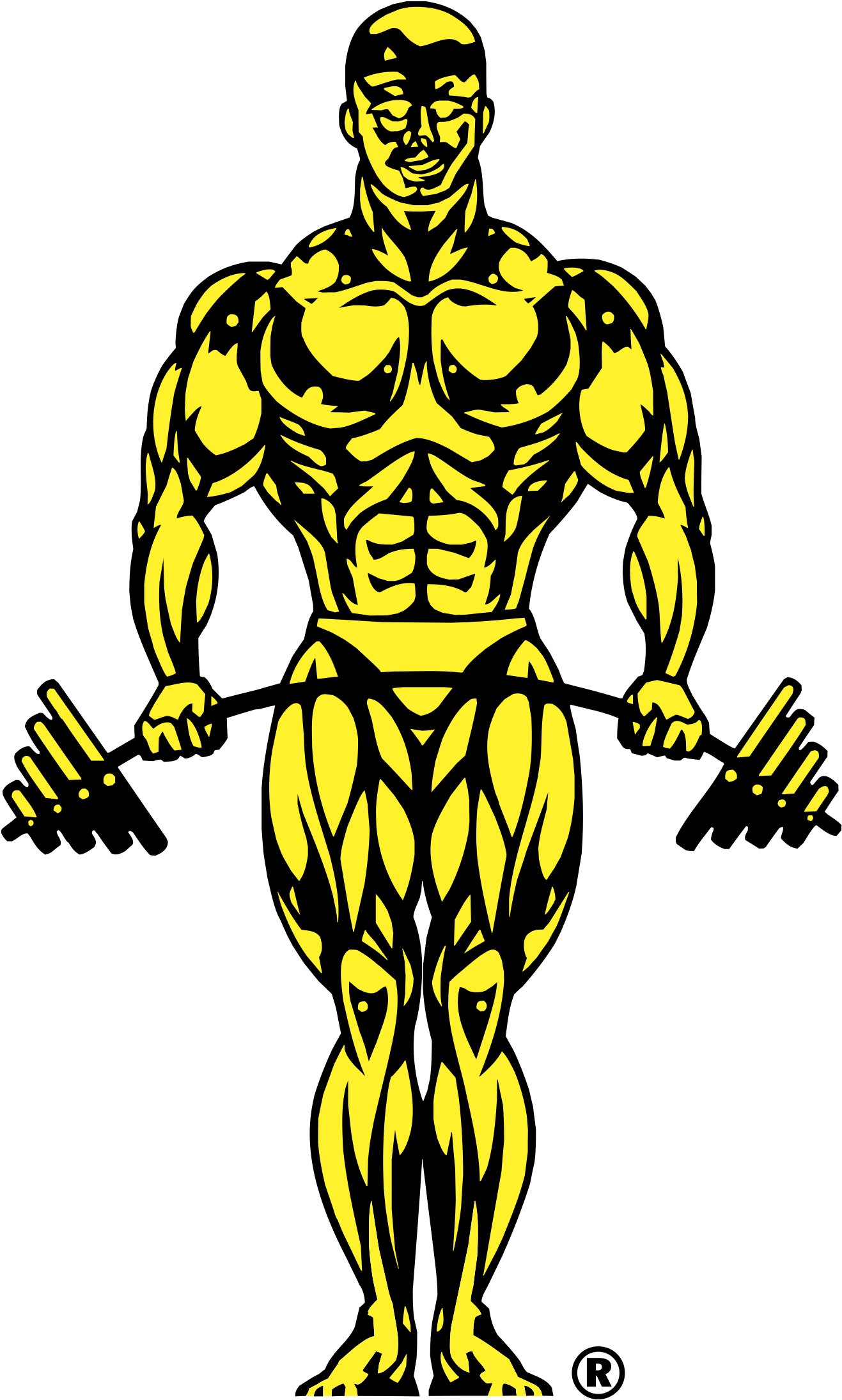 Gold's Gym Logo Png Transparent - Gold Gym Clipart (2400x2400), Png Download