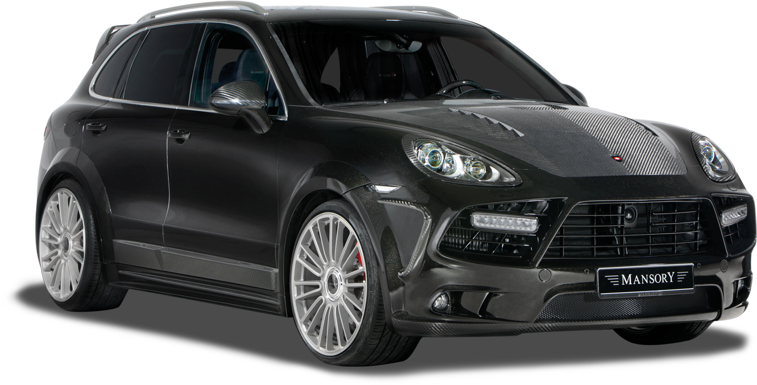958 Cayenne - Porsche Cayenne 958 Black Clipart (1756x800), Png Download