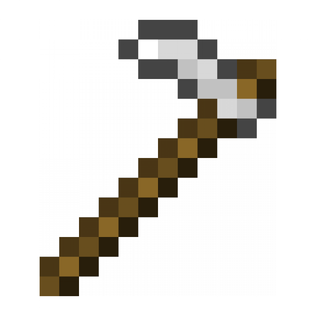 Minecraft Hoe Clipart (620x620), Png Download