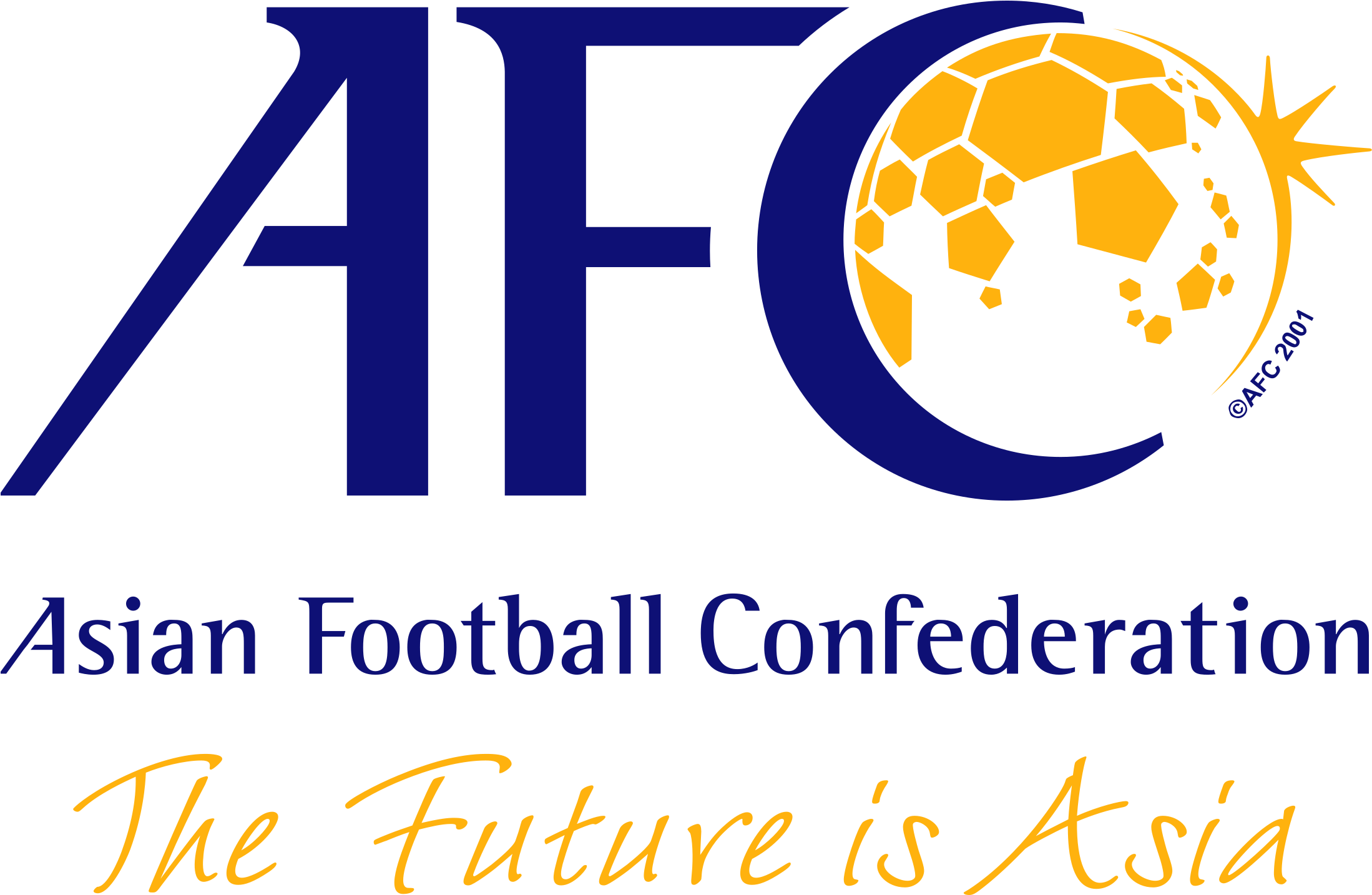 Afc Logo Png Transparent - Liên Đoàn Bóng Đá Châu Á Clipart (2400x1633), Png Download