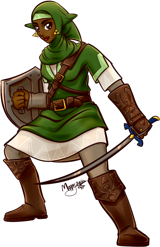 The Legend Of Zelda - Cartoon Clipart (532x810), Png Download
