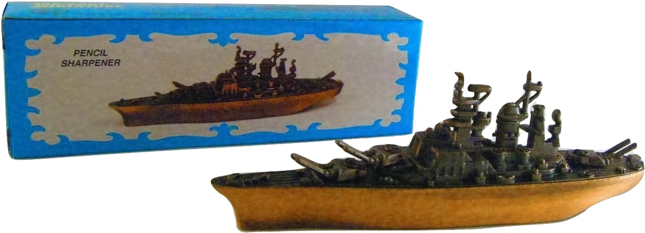 Battleship Pencil Sharpener - Battlecruiser Clipart (1299x1299), Png Download