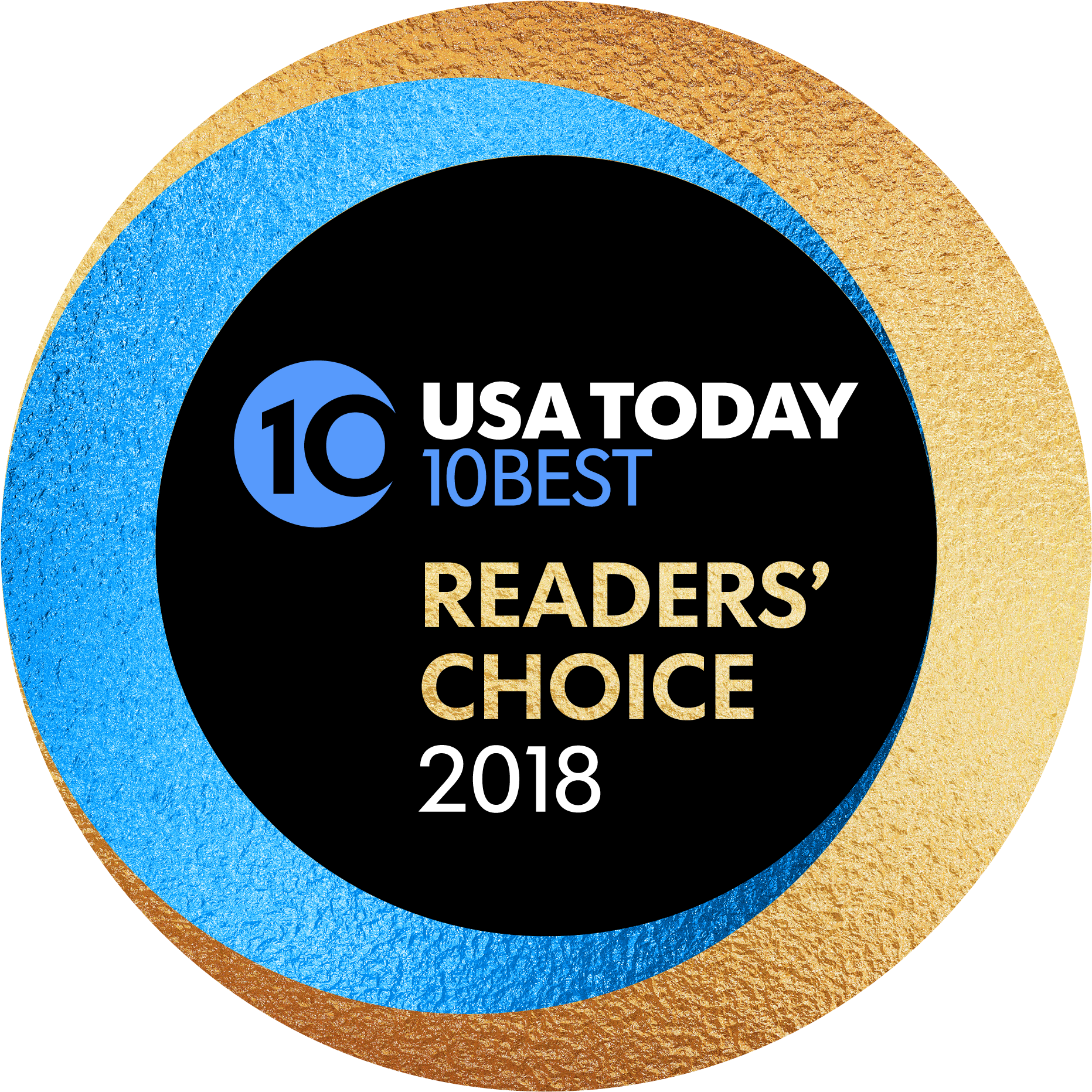 10 Best Readers Choice - Usa Today Clipart (2846x2846), Png Download