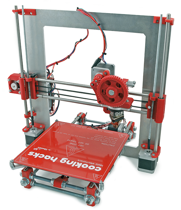 3d Printer By Cooking Hacks - 3d Printer Prusa Clipart (700x681), Png Download