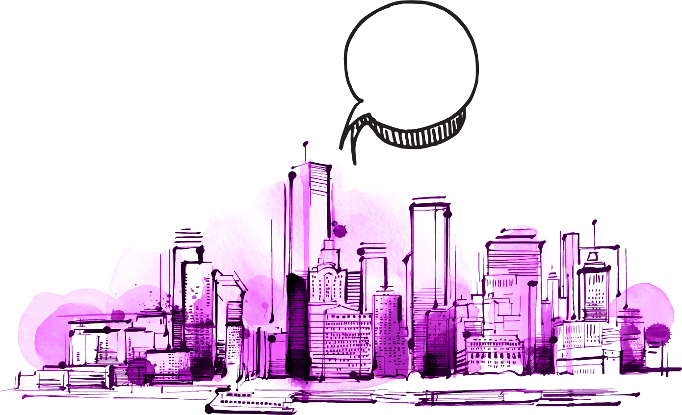 背景 素材 都市 Clipart (1390x847), Png Download