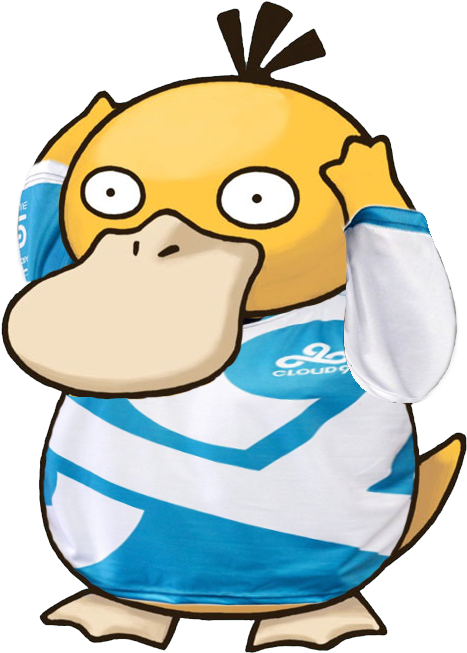 Sneaky This Series - Pokemon Psyduck Clipart (550x700), Png Download