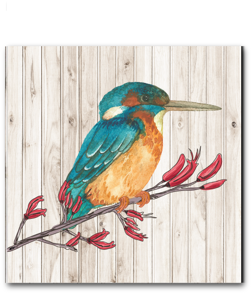 Plywood Art Block - Hummingbird Clipart (573x765), Png Download