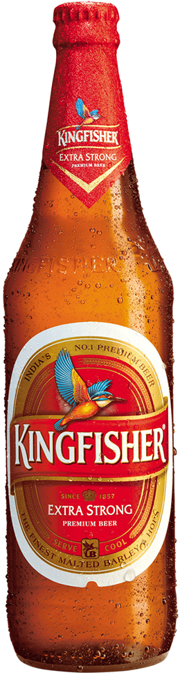 Buy Kingfisher Strong Bottles 12 X 65cl In Ras Al Khaimah - Kingfisher Beer Bottle Price Clipart (652x1060), Png Download