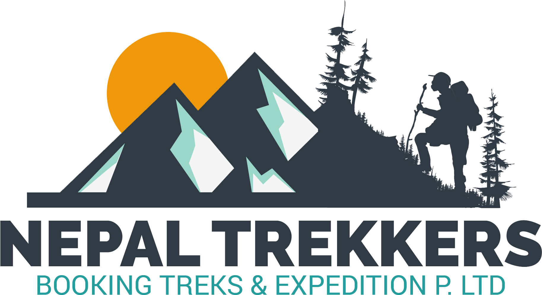 India Tour From Nepal - Trekkers Logo Clipart (2207x1242), Png Download