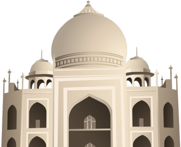 Taj Mahal Png Transparent Images - Dome Clipart (640x480), Png Download