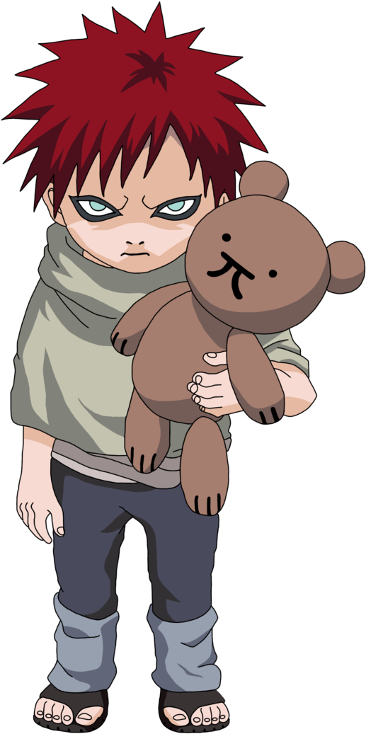 Gaara Kid Clipart (676x1183), Png Download