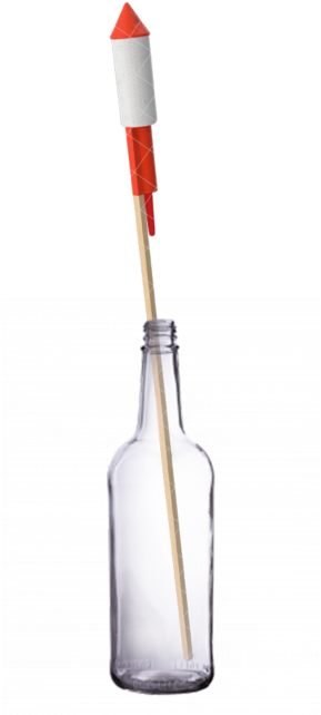 Bottle Rocket Png - Trowel Clipart (634x1020), Png Download