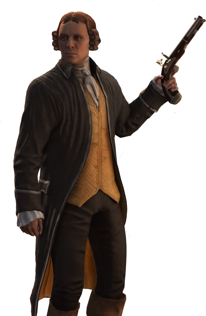 Thomas Jefferson Png - Assassin's Creed 3 Jefferson Clipart (679x1022), Png Download