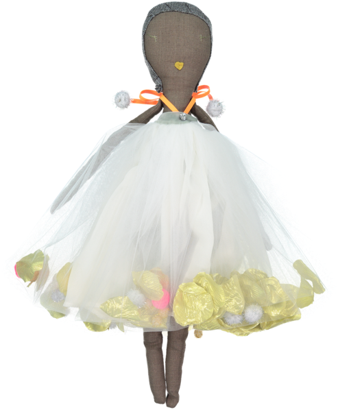 Atsuyo Et Akiko X Jess Brown Handmade Rag Doll - Girl Clipart (600x600), Png Download