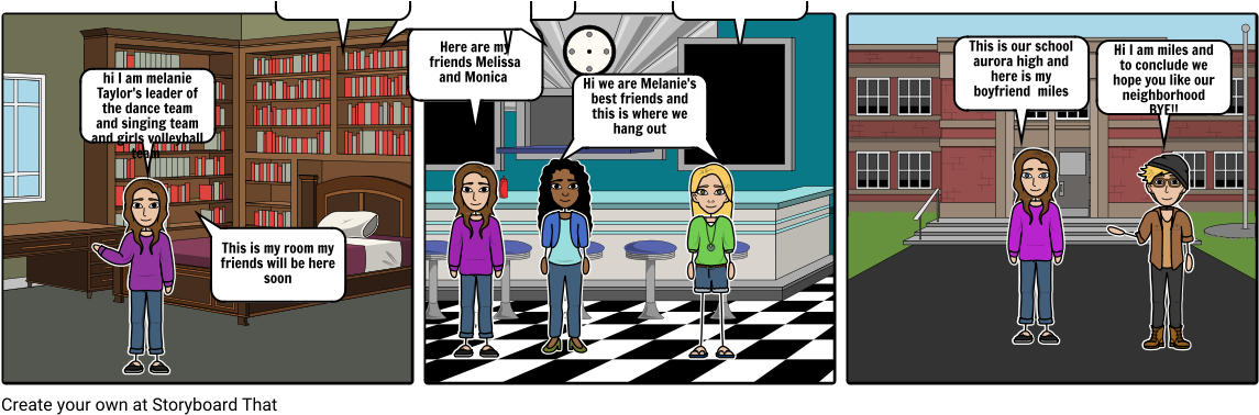 My Neighborhood - Cartoon Clipart (1164x385), Png Download