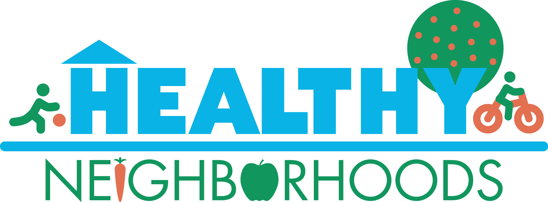 Healthy Neighborhoods Logo - Healthy Neighborhoods San Antonio Clipart (1816x669), Png Download