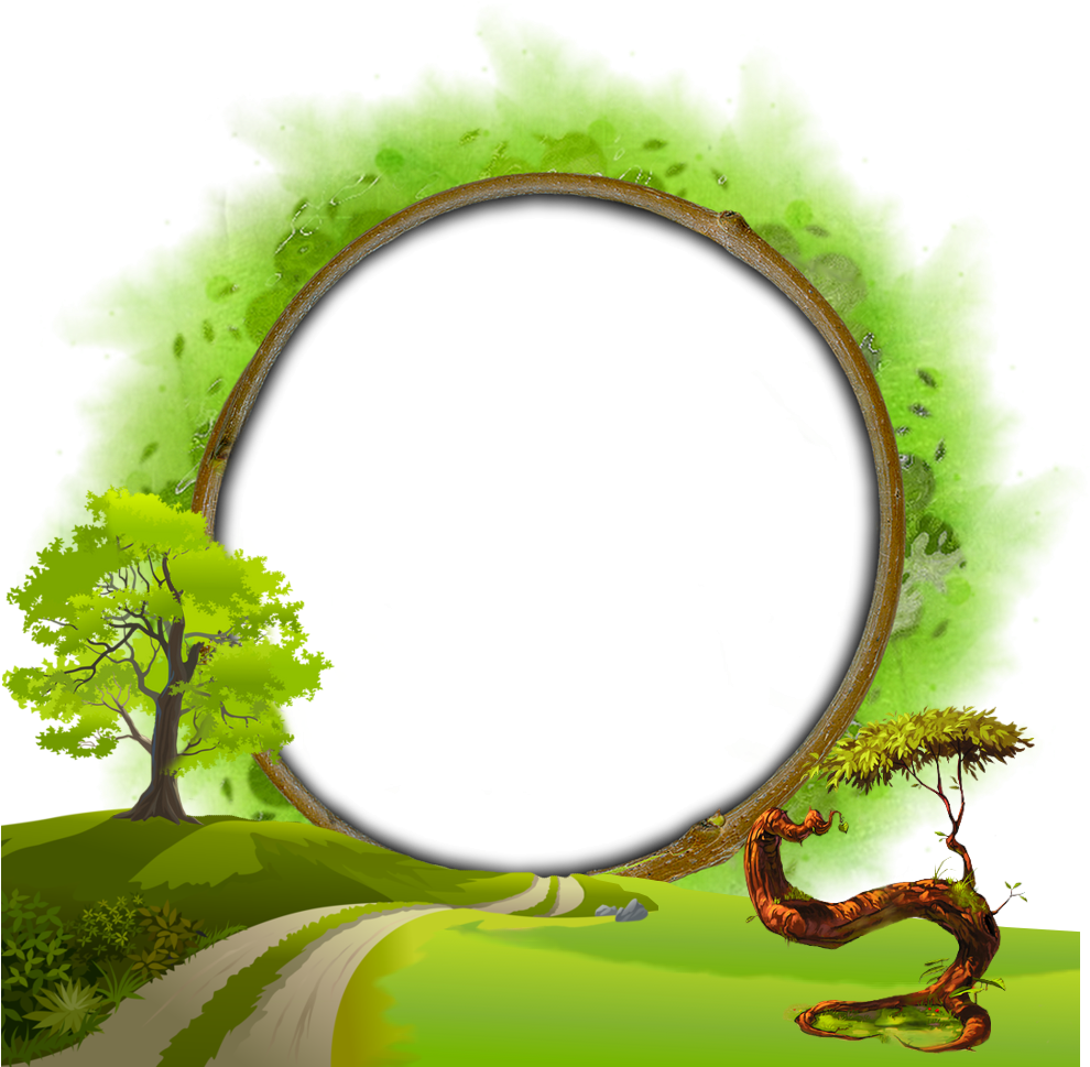 Bordure De Page Nature , Png Download Clipart (990x969), Png Download