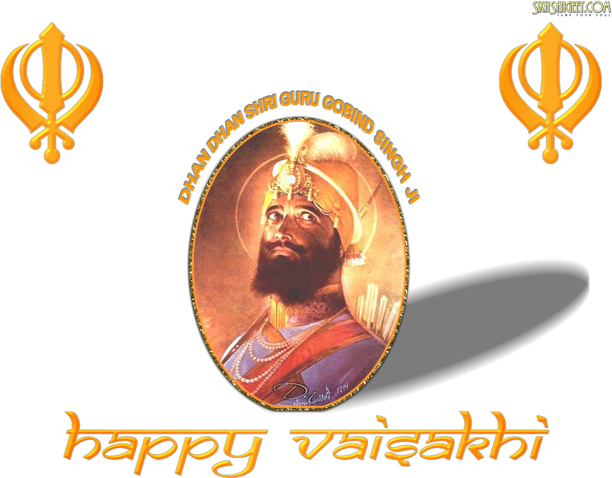 Happy Vaisakhi - Guru Gobind Singh Diwali Clipart (1280x960), Png Download