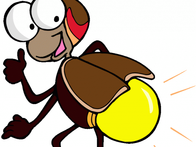 Cricket Insect Cartoon - Glow Worm Clipart - Png Download (640x480), Png Download
