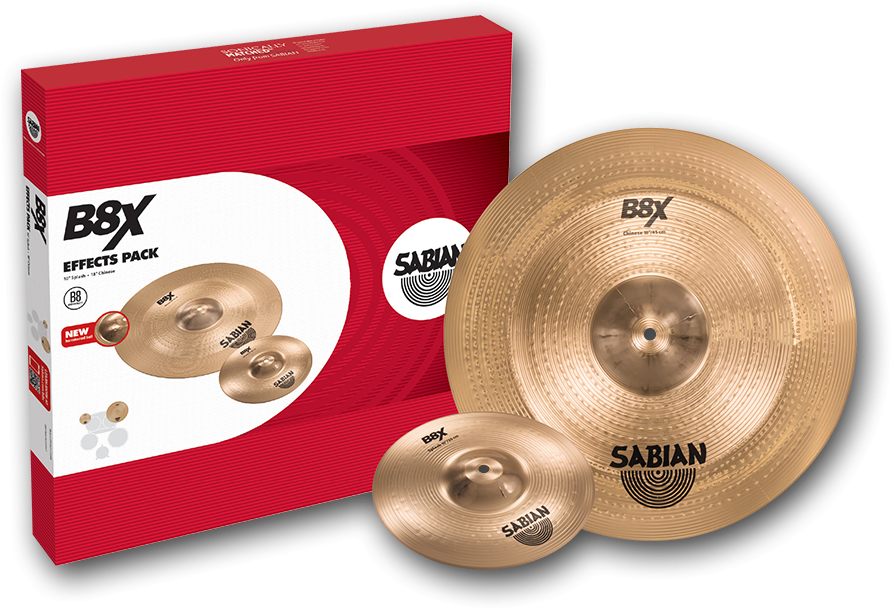 Sabian B8x Effects Pack - Sabian B8x 2 Pack Clipart (950x679), Png Download