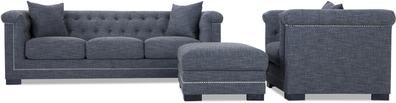 Melrose Sofa Chair Storage Ottoman Bob S Discount Furniture - Ottoman Clipart (846x534), Png Download