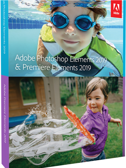 Adobe Releases 2019 Photoshop Elements And Premiere - Adobe Photoshop Elements 2019 & Premiere Elements Clipart (1185x670), Png Download