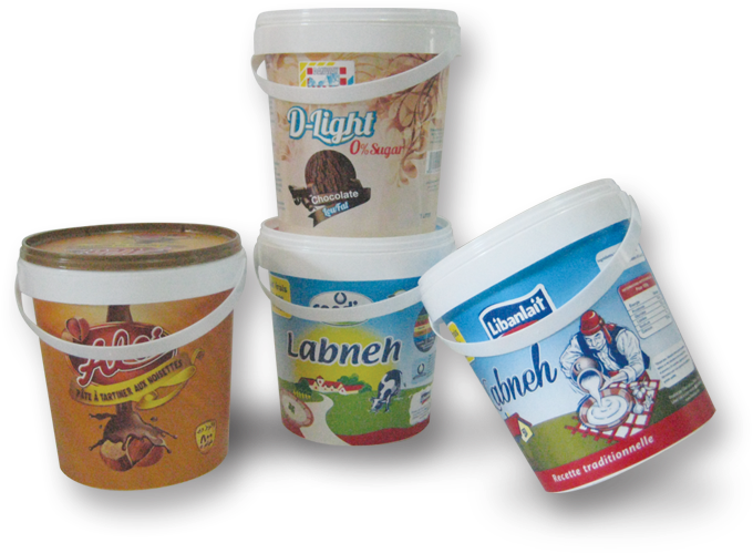 1l Plastic Bucket Supplier Lebanon Clipart (680x499), Png Download