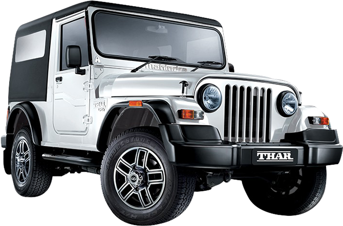Rent Mahindra Thar In Goa - Mahindra Thar Clipart (770x560), Png Download