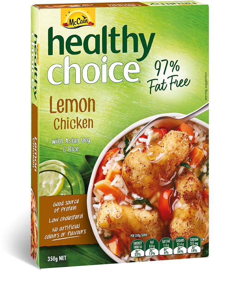 Healthy Choice Lemon Chicken Clipart (792x960), Png Download